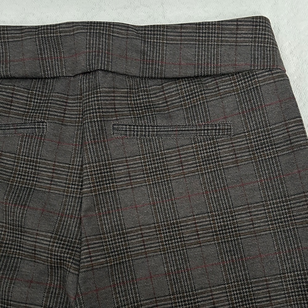 Dalia size 8 pull-on plaid ponte pant - Picture 8 of 11